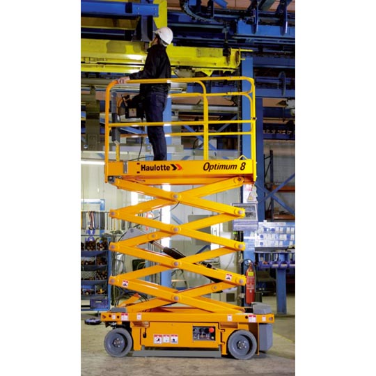 Plataformas tijeras elevadoras para trabajos en altura